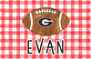Football Team Gingham Placemat