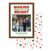 Red Making Spirits Bright Holiday Card