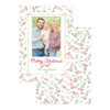 Pink Cowboy Boots Holiday Card