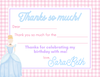 Princess Fill In Thank You Stationery