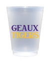 Geaux Tigers Color Cups (sleeve of 10)