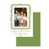 Orange Garland Border Holiday Card