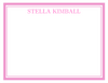 Simple Name Stationery