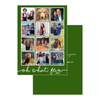 Months of the Year Green Holiday Card