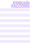 School Stripe Notepads
