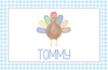 Blue Turkey Placemat