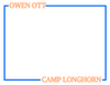 Camp Colors Outline Name Stationery