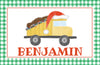 Dump Truck Holiday Placemat