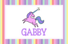 Rainbow Unicorn Placemat