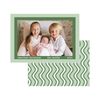 Simple Green Outline Holiday Card