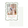 Holly Garland Christmas Card