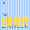 Stripe To/From Gift Tag