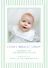 Stripe Birth Announcement