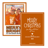Burnt Orange Holiday Card