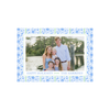 Blue Floral Holiday Card