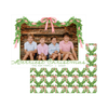 Light Pink Garland Holiday Card