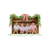 Light Pink Garland Holiday Card