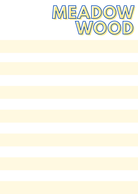 School Stripe Notepads
