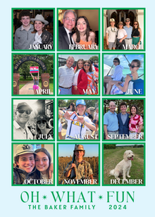  A year in review holiday card