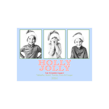  Holly Jolly Horizontal Holiday Card