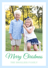 Light Blue Border Card