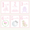 Baby Girl Milestone Cards