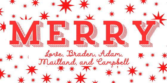 Merry Star Holiday Gift Tag