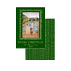 Dark Green Frame Holiday Card