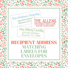  Recipient Address Labels