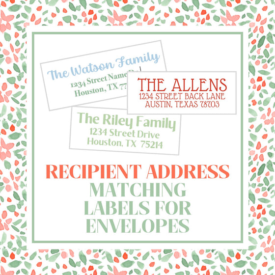 Recipient Address Labels
