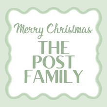  Green Wave Holiday Gift Tag