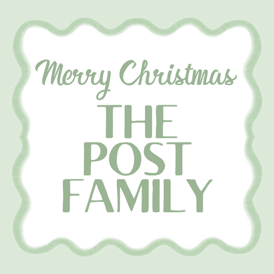 Green Wave Holiday Gift Tag