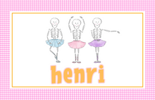  Skeleton Ballerina Placemat