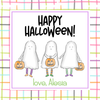 Boo Gingham Gift Tag