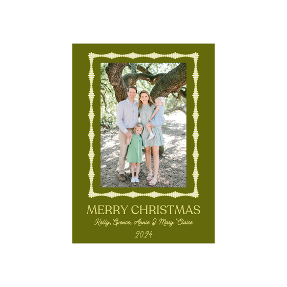 Green Jewel Holiday Card