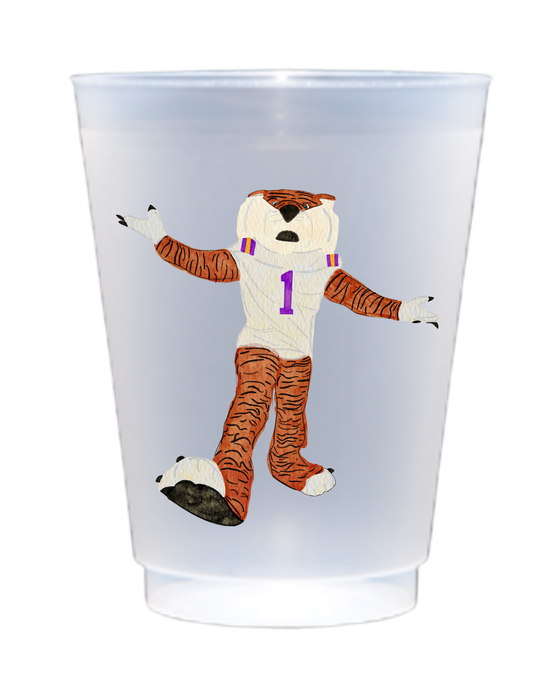Geaux Tigers Color Cups (sleeve of 10)