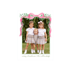 Pink Bow Garland Holiday Card