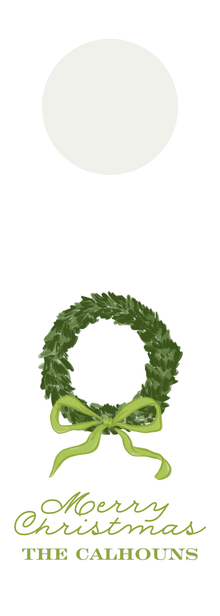  Wreath Wine Tags