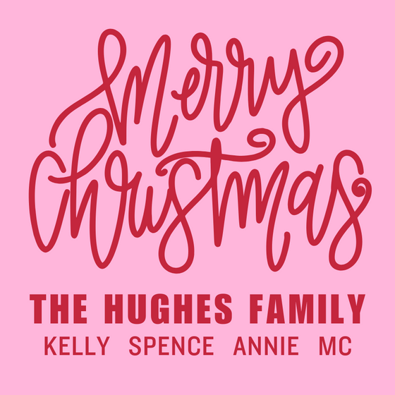 Colored Merry Christmas Gift Tag