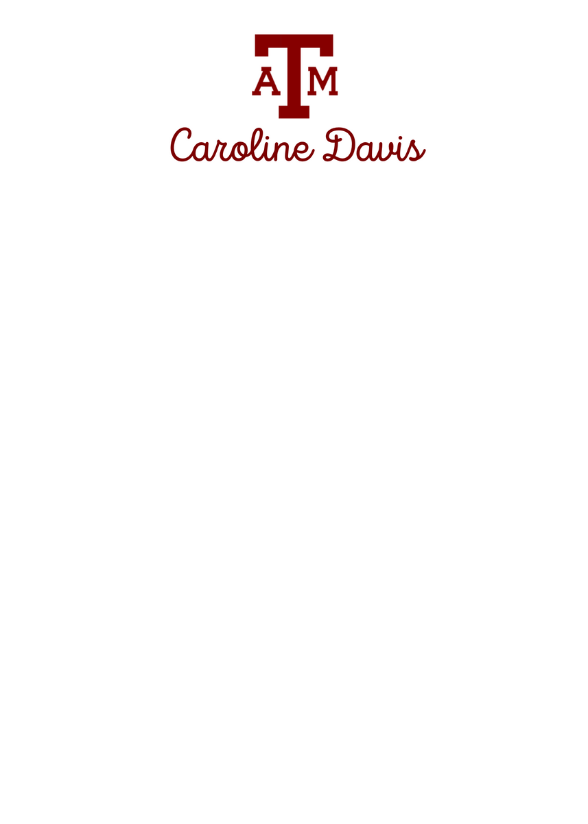 Collegiate Notepad Script Font – Scribbled Designs