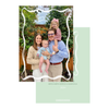 White Wave Simple Holiday Card