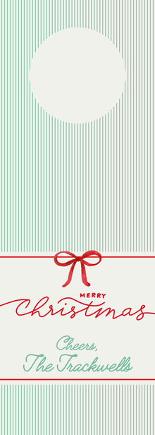  Green Stripe Wine Tags