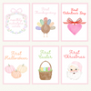 Baby Girl Milestone Cards