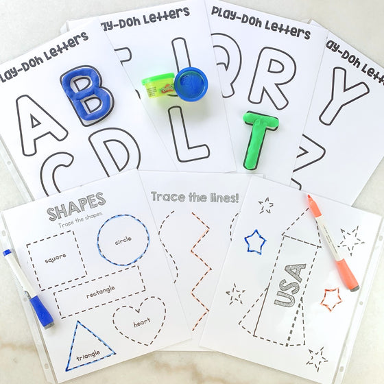 Handwriting Binder - For Three and Under Girls