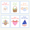 Baby Boy Milestone Cards