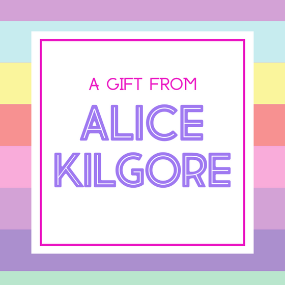 Rainbow Stripe Gift Tag