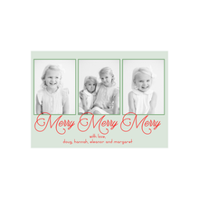  Merry Merry Merry Holiday Card