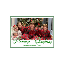  Green Border Holiday Card