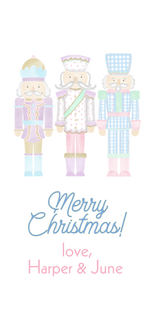  Nutcracker Rectangular Holiday Gift Tag
