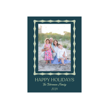  Deep Blue Jewel Holiday Card